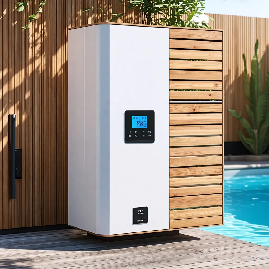 Caldera eléctrica eficiente para calentar piscina al aire libre