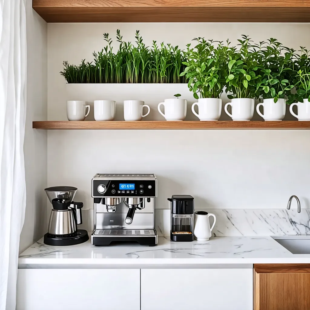 Cocina moderna y funcional con electrodomésticos de última generación.