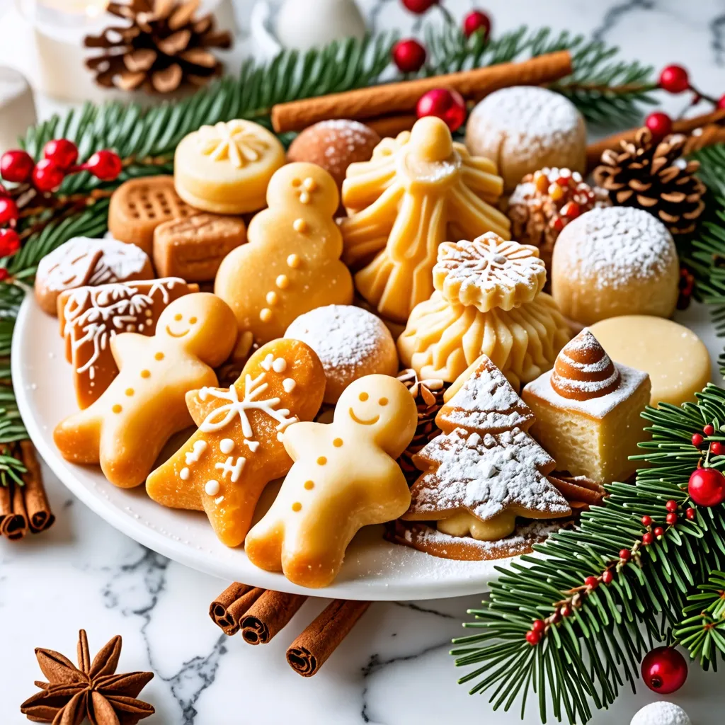 Deliciosas galletas navideñas adornadas con alegría y creatividad.