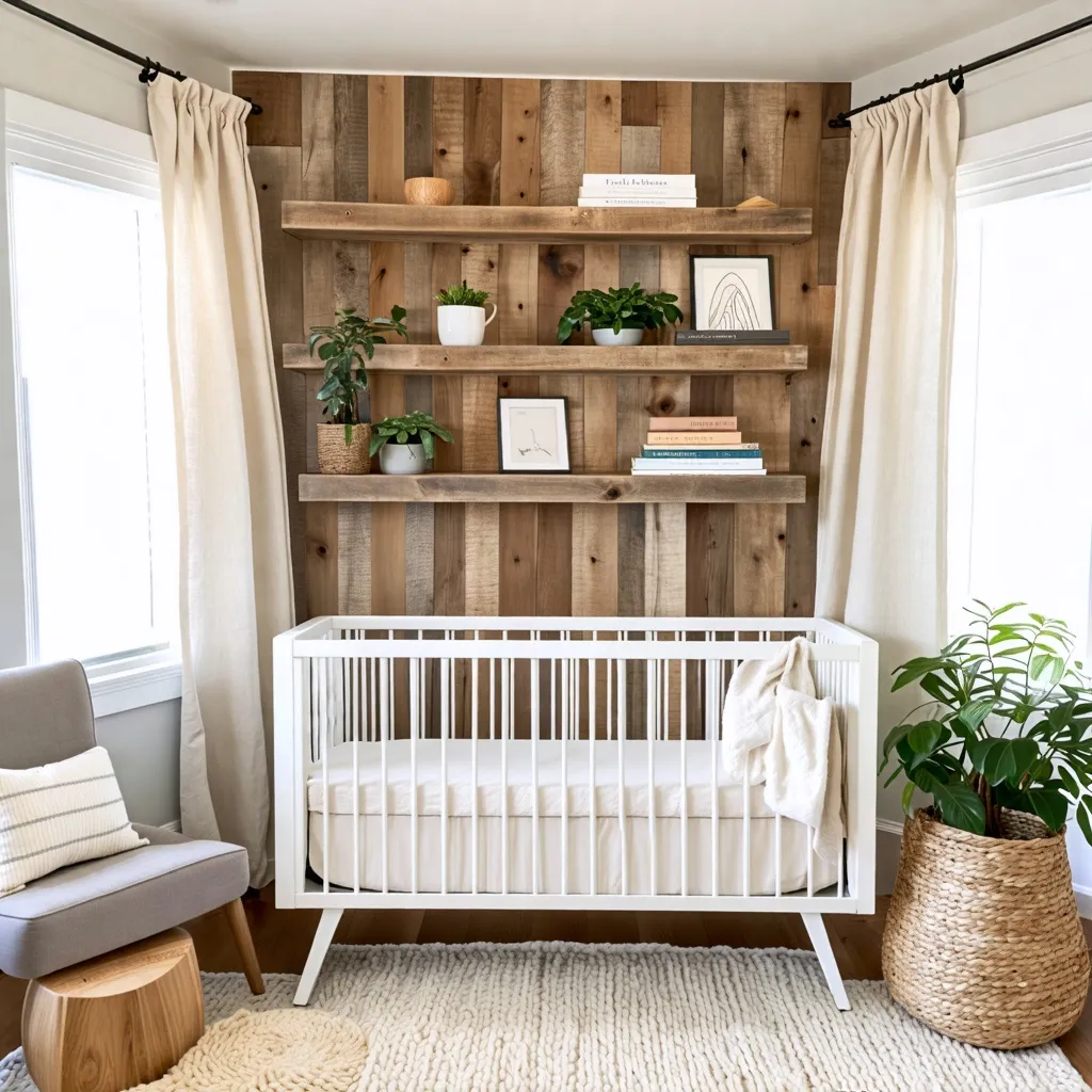 Espacio acogedor y natural para el descanso del bebé.
