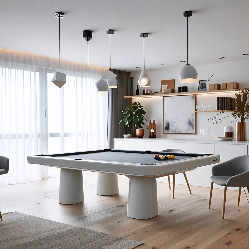 Espacio de juego y entretenimiento en elegante diseño moderno.