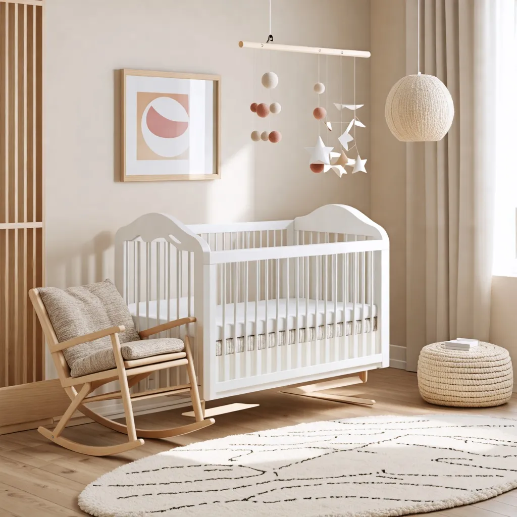 Habitación infantil con detalles cálidos y acogedores.