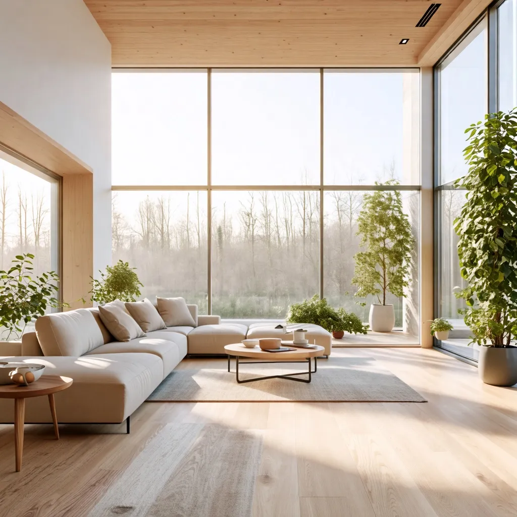 Hogar acogedor con vistas a la naturaleza: un refugio de serenidad.