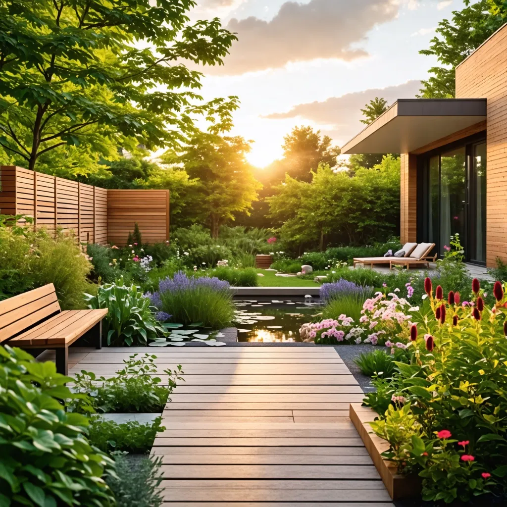 Jardín de ensueño: oasis de belleza y tranquilidad en la naturaleza.