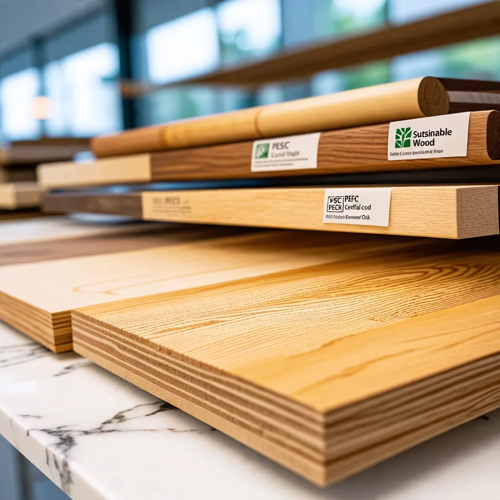 Madera sostenible: solución ecológica para proyectos de construcción.