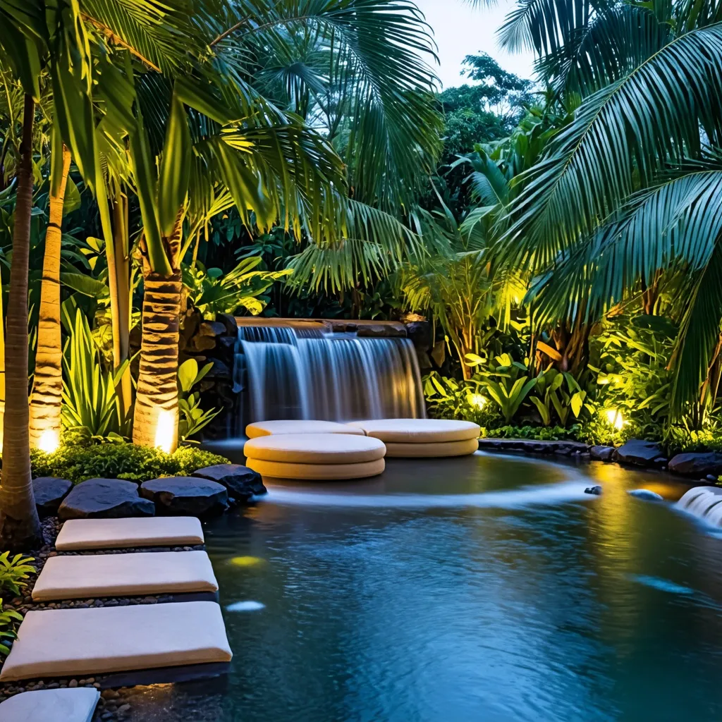 Oasis tropical: un refugio de ensueño en medio de la naturaleza.