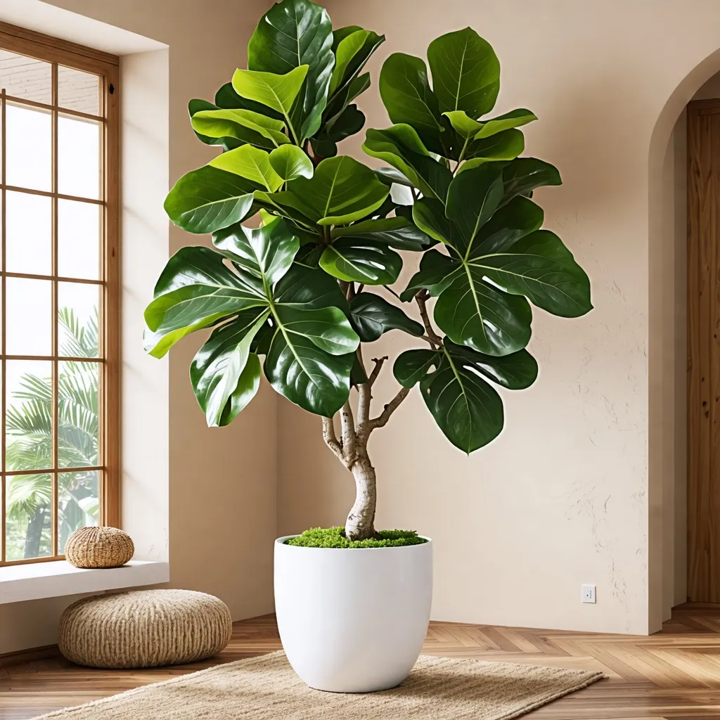 Planta de interior elegante y natural para decorar el hogar.