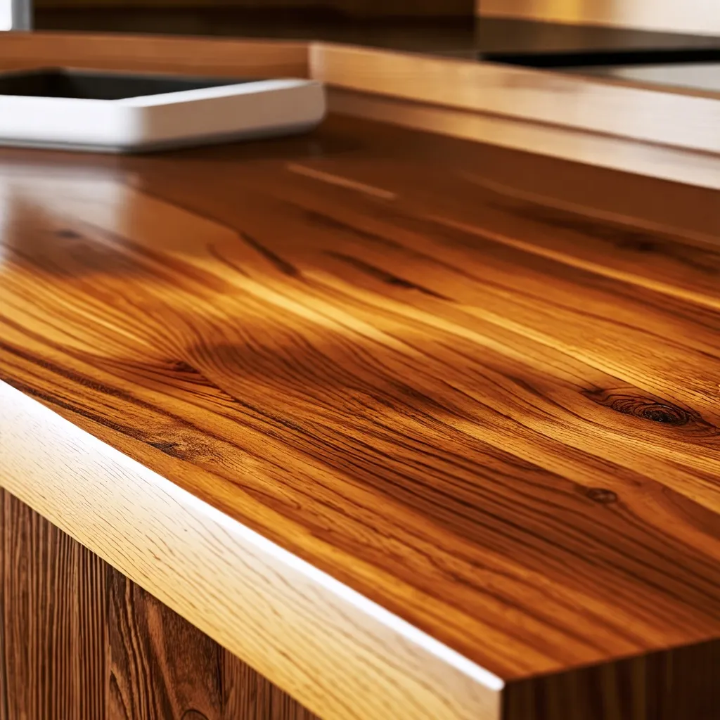 Superficie de madera rústica y elegante para diseño de interiores.